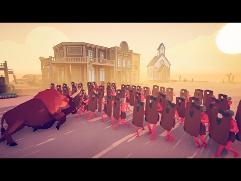 Giant Bison vs Every Unit - Totally Accurate Battle Simulator TABS