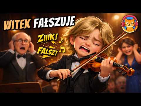 Witek Fałszuje Na Konkursie - okładka bajki audio