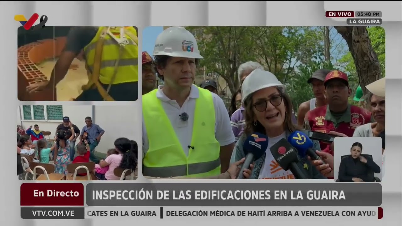 Inspeccionan viviendas en La Guaira tras terremotos, 8 de julio de 2026