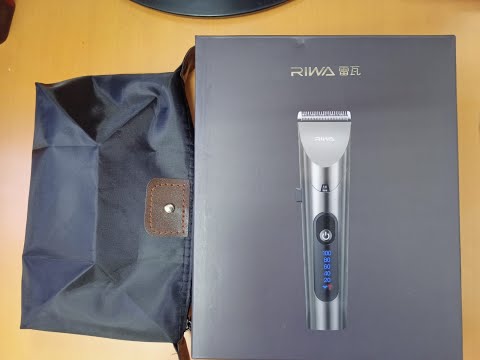 Машинка Для Стрижки Волос RIWA RE - 6305 Профессиональная, Распаковка