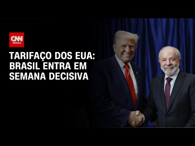 Brasil entra em semana decisiva para negociar tarifaço com EUA | CNN NOVO DIA