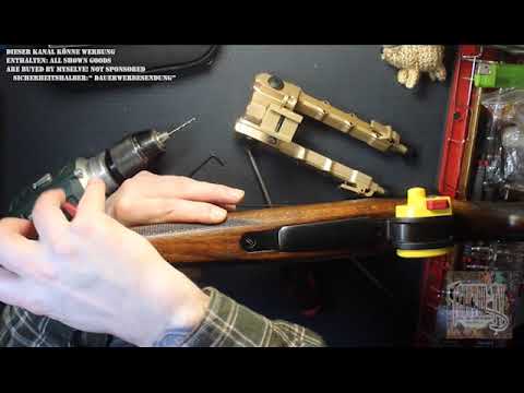 An der Schwedenmauser eine Picatinny/Weaver-Rail montieren - zb für ein BiPod/Zweibein