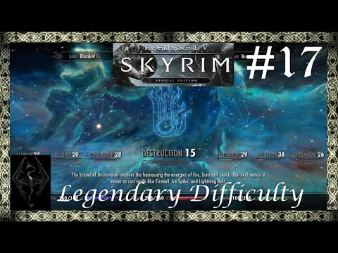 Skyrim Legendary Difficulty Part 17 - Preparations for power leveling