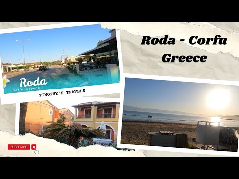 A Walk Tour of Roda - Corfu - Greece