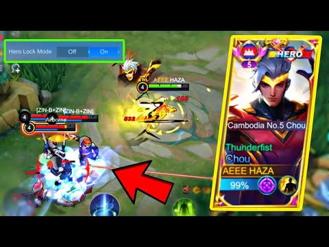 HOW TO CHOU USERS LOCK FOR COUNTER SUN (must watch) CHOU BEST BUILD AND META GAMEPLAY - MLBB
