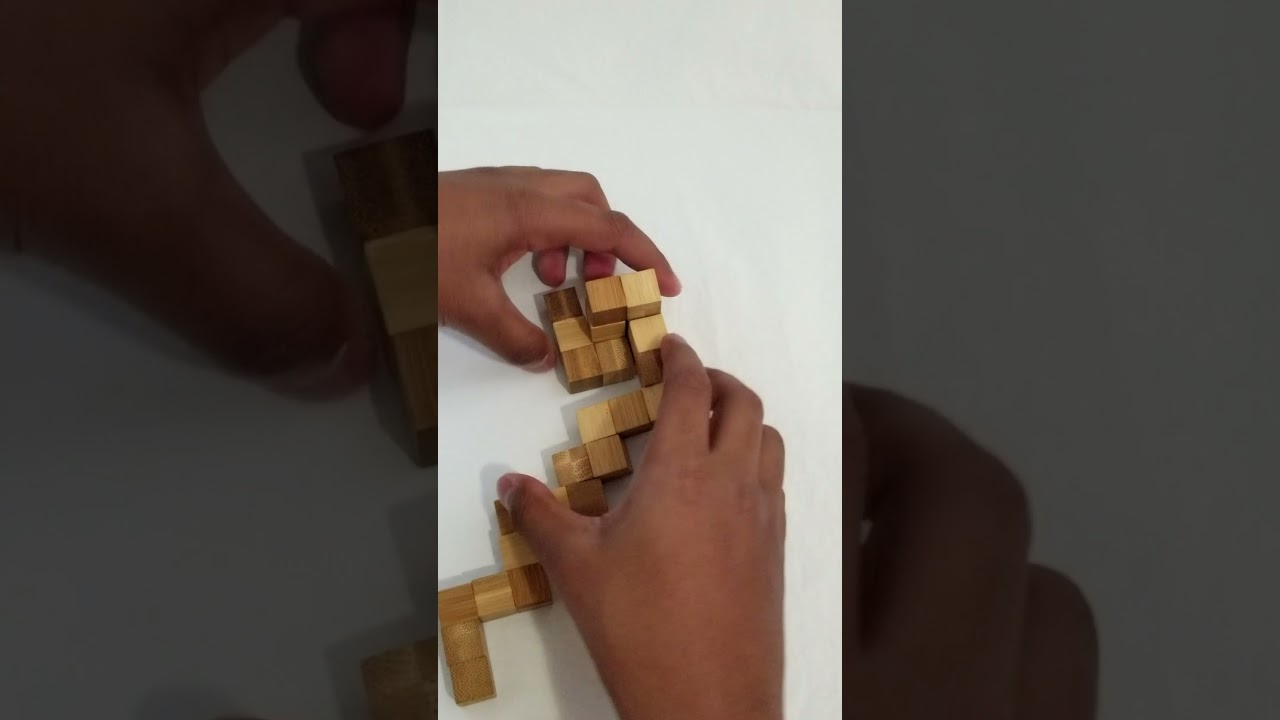 How to solve the Wooden Square Cube Puzzle