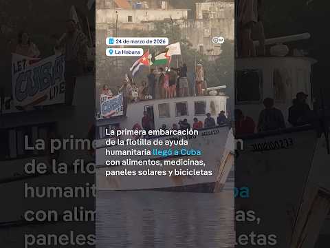 Llega primer barco a La Habana con ayuda humanitaria #shorts