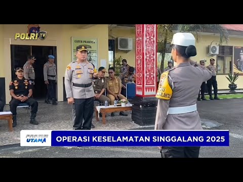 POLRES PASAMAN BARAT GELAR APEL PASUKAN OPERASI SINGGALANG 2025