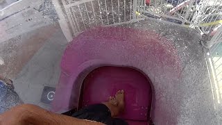 Download lagu Cyclone Water Slide at World Waterpark mp3
