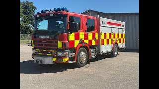 Scania P94d 310 FLOBY/RUBERG 2.600 Liter cami&oacute;n de bomberos | Imagen 4 - Autoline