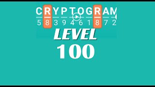 Cryptogram Level 100 Answers ✅ | Go Answer