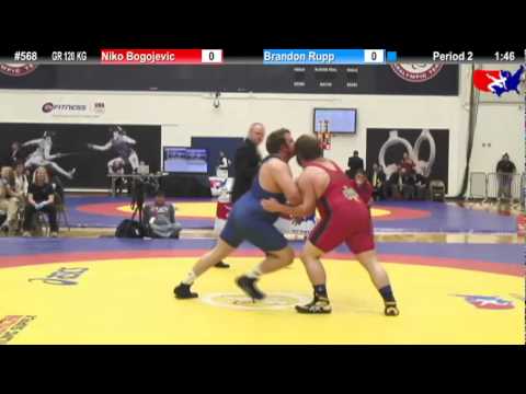 Schultz GR 120 KG Cons. Semi: Niko Bogojevic (MN Storm) vs. Brandon Rupp (Sunkist Kids)