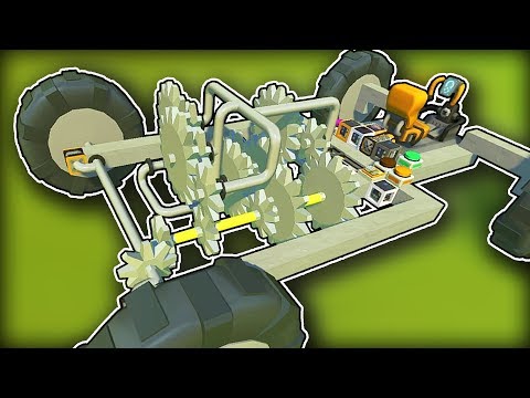 I Built a Multi Speed Transmission Using Gears! (Scrap Mechanic Gameplay)