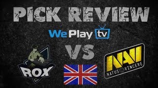 Pick review: NaVi vs Rox.Kis game 1 - Group D Eng