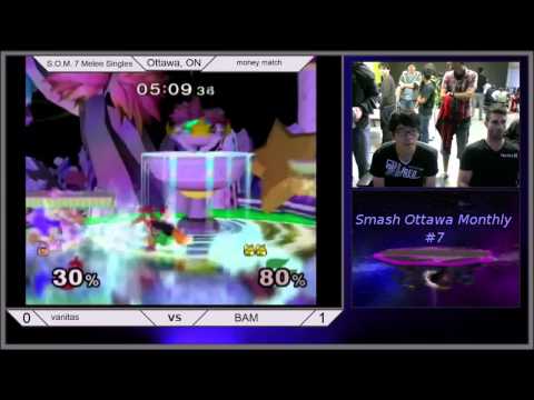 SOM 7 Melee Singles - Vanitas (Ice Climbers) vs BAM (Fox) Money Match