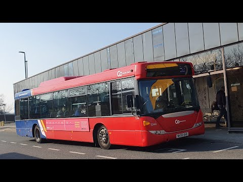 VIA THE TYNE TUNNEL: Route 5 | NK56KHO/5244 - Go North East: Scania CN230UB/Scania Omnicity