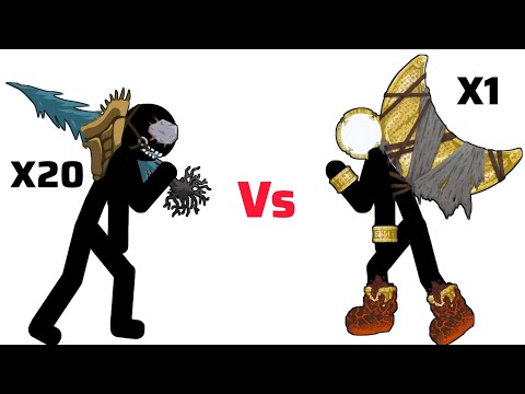 Giantlord Sightless Vs Lunar Clops ( Final Boss ) In Stick War 3 : Saga | By StickPlayer549 