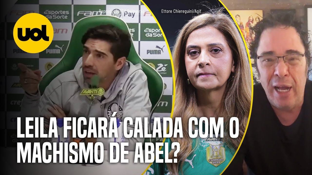 CASAGRANDE: 'LEILA PEREIRA FICARÁ CALADA COM O MACHISMO DE ABEL FERREIRA À REPÓRTER ALINNE FANELLI?'
