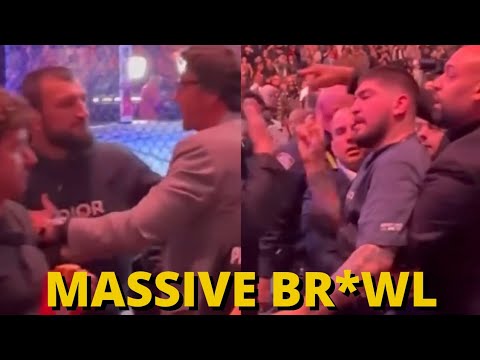 Dillon Danis gerät bei UFC 322 in eine heftige Auseinandersetzung mit dem Team von Islam Makhachev.