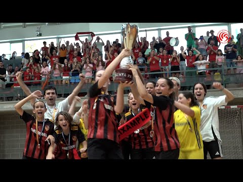 Resum Final Copa Catalunya Aleví femení FS 2025: AE Vallirana 0 - 1 Mecanoviga Eixample