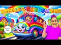 Wheels On The Rainbow Version Bus Nursery Rhymes Kids Songs Rhymes For Babies