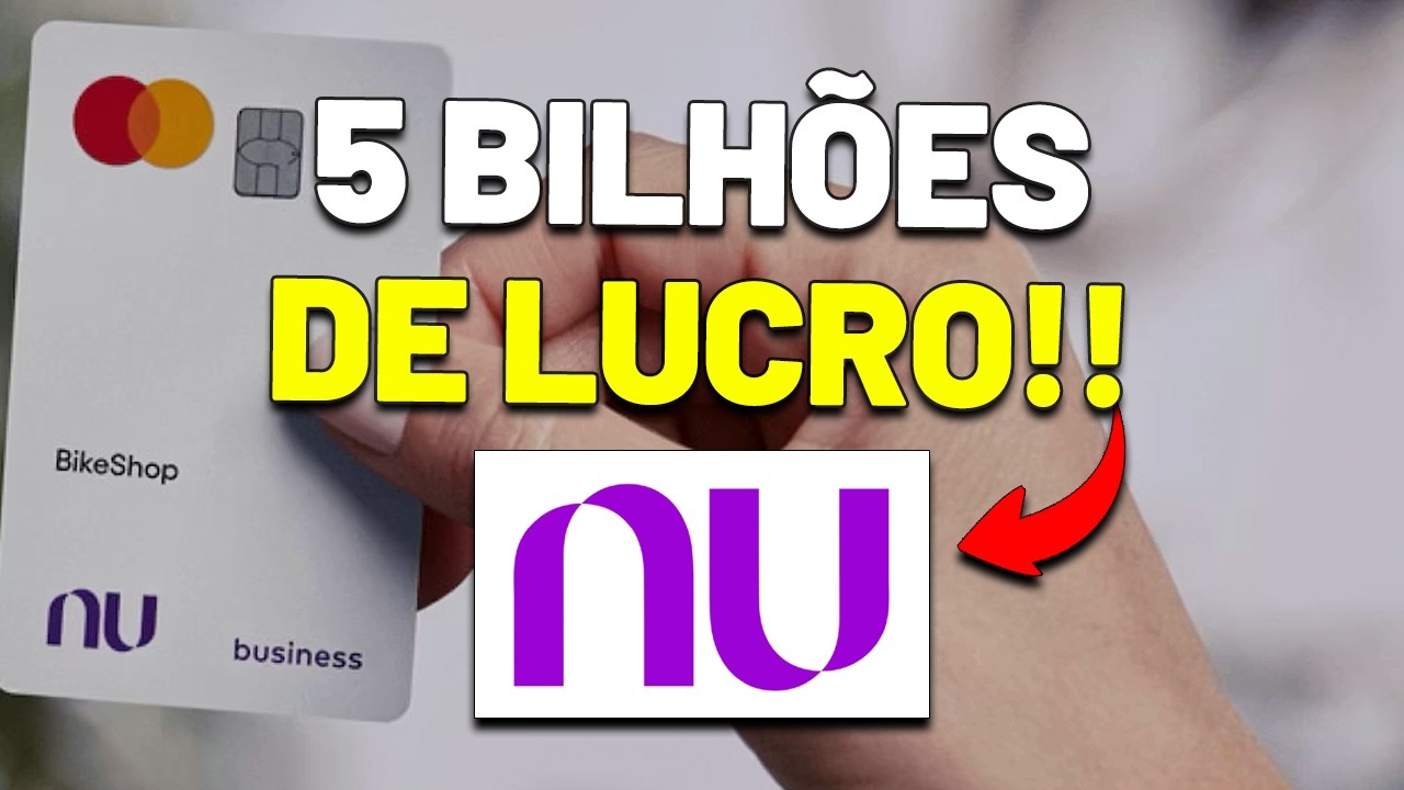 NUBANK: RECORDE DE LUCROS e FORTE CRESCIMENTO | ROXO34 ou NU