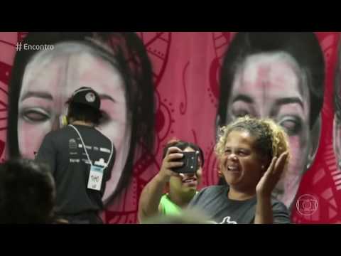 Encontro com Fátima Bernardes 19/12/2018 - Telão do Encontro Pimp My Carroça