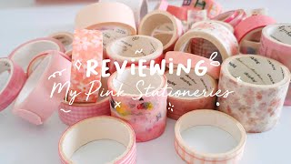Review Semua Stationery Pink #02 (Washi Tape, Sticky Note, Memo Pad, Sticker)
