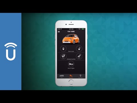 FIAT 500e: How to use the Uconnect app