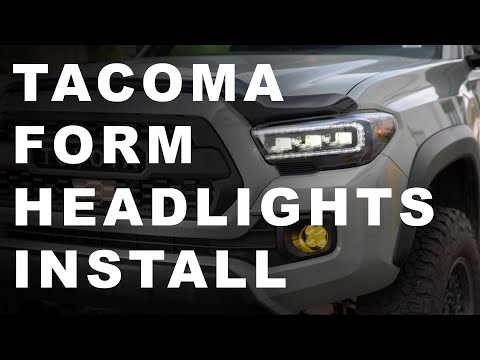 The All New Tacoma Form Headlights Install