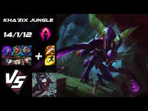 JUNGLE Kha'Zix vs Kayn - NA Grandmaster Patch 14.13