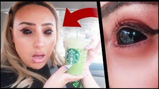 WEARING THE SCARIEST EYE CONTACTS For 24 Hours In PUBLIC & It Was a BIG MISTAKE!