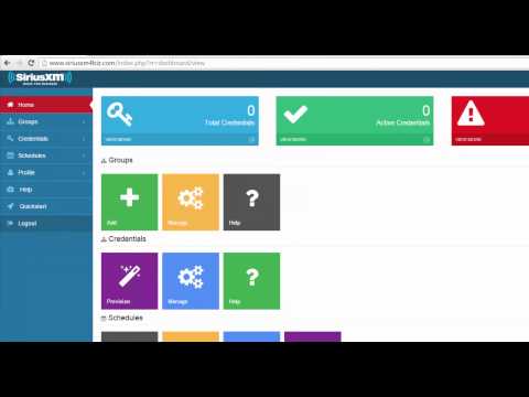 Video Tutorial: SiriusXM Portal Overview