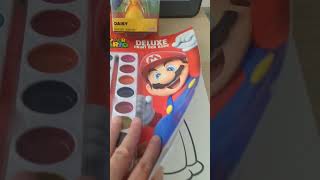 Super Mario Bros Deluxe Paint Book with Peach #supermariobros #supermariobros #princesspeach