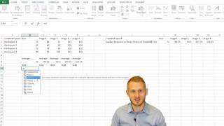 Standard Error of the Mean in Excel