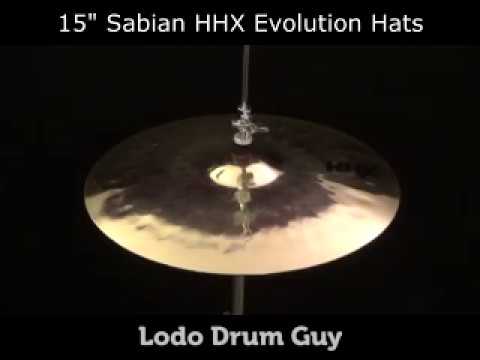 SOLD OUT 15" Sabian HHX Evolution Hats