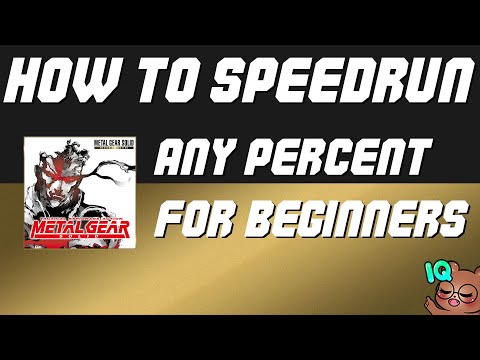 How to Speedrun Any% in Metal Gear Solid Master Collection Version