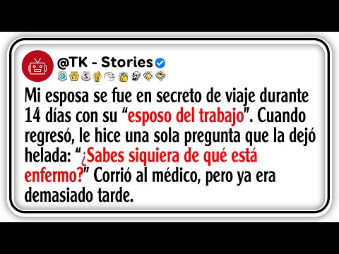 My wife secretly went on a 14-day trip with her "work husband." When she returned,...