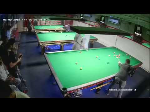 Ishtaiq made 99 clearance break in a friendly match