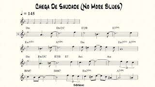 Chega De Saudade (No More Blues) Backing Track (BPM 145)