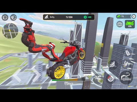 GT Moto Stunt Driving Simulator 3D - Extreme Motocross Bike Racing Tracks - Android GamePlay #3
