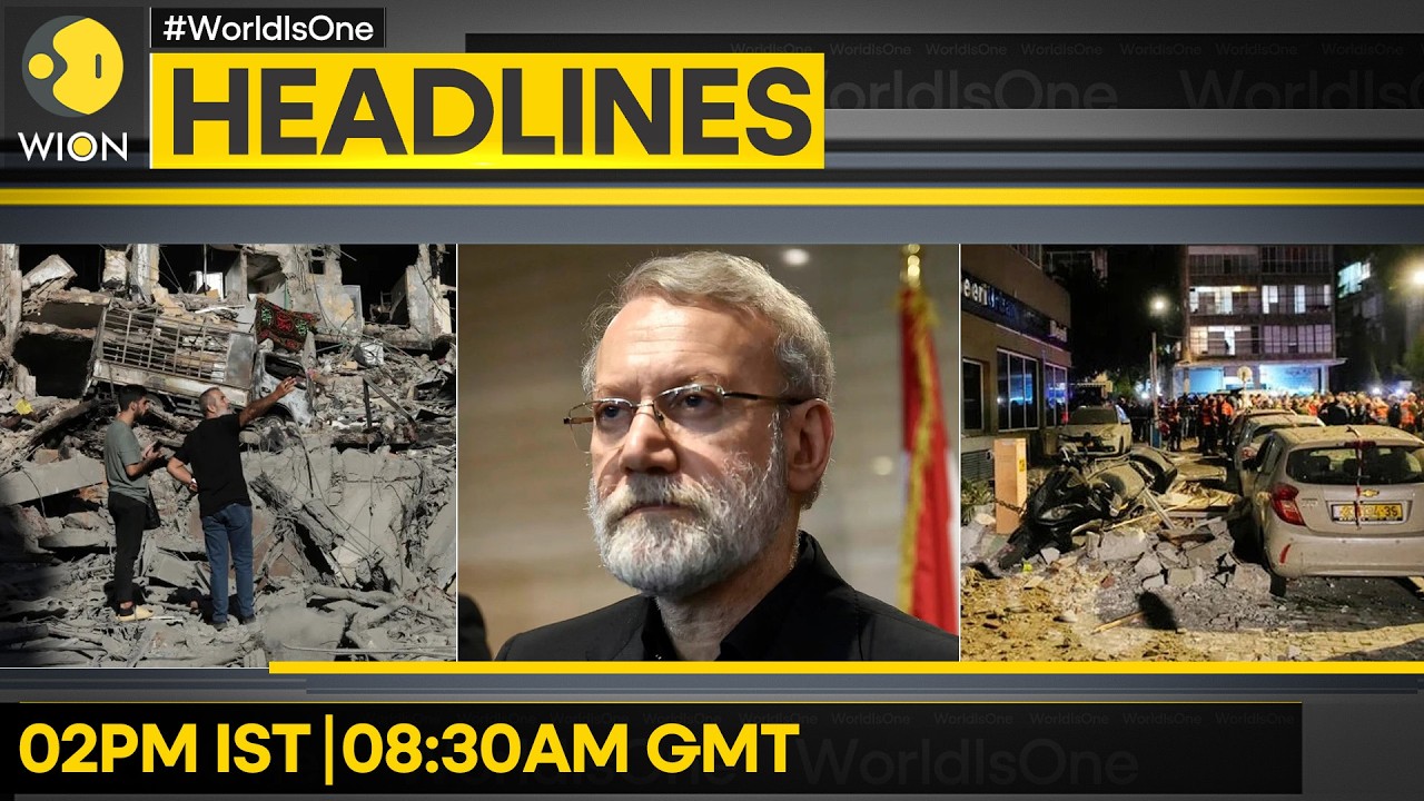 Iran To Hold Funeral For Larijani | Iran Missile Fire Kills 2 In Central Israel | WION Headlines