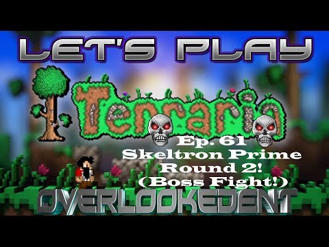 BamVille! Ep.61 "Skeletron Prime" Round 2 (Boss Fight!) - Terraria Xbox 360 - [Let's Play!]