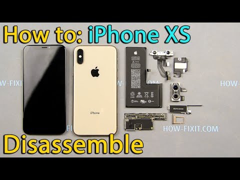 iPhone XS disassembling and back cover replacement