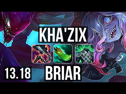 KHA'ZIX vs BRIAR (JNG) | 7/3/12, 400+ games | EUW Challenger | 13.18