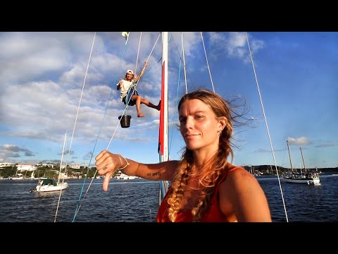 Repairing rigging with NO EXPERIENCE on our BENETEAU | Ep58 | Sailing Merewether