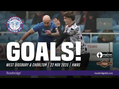 RAMSBOTTOM UNITED 1-2 WEST DIDSBURY & CHORLTON
