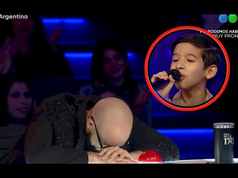 Abel Pintos se emocionó tras el impresionante canto de un participante de 11 años en Got Talent