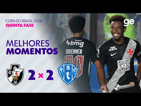 Gols e lances de Vasco da Gama x Paysandu
