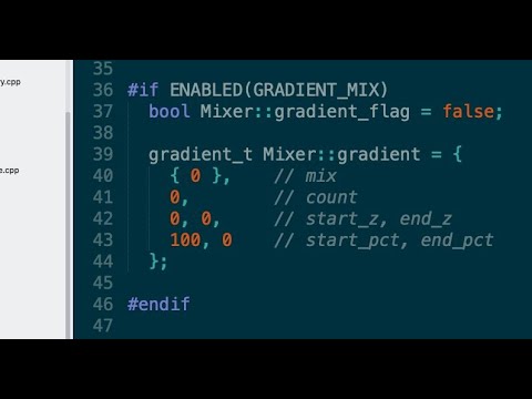 Livestream #2 – Migrating Geeetech Mixing and Gradients to Marlin 2.0.x